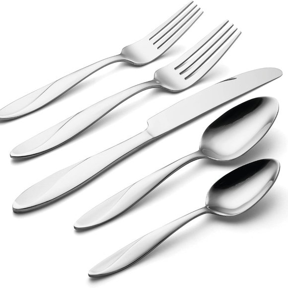 Oneida Simmer  Stainless Steel 65pc Flatware Set (Service for Twelve) Brand New - Picture 1 of 4